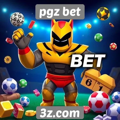 Variedade de jogos disponíveis na pgz bet